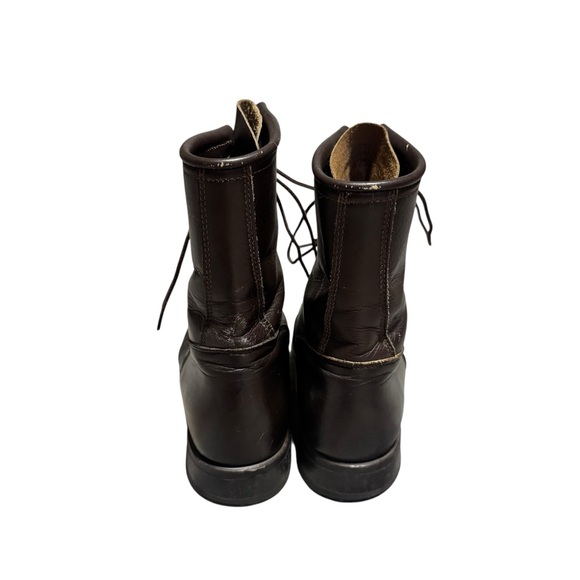 Vintage Durango Kiltie Western Boot Lace Up Leather Bootie USA Made Men's 10.5 - Picture 7 of 9